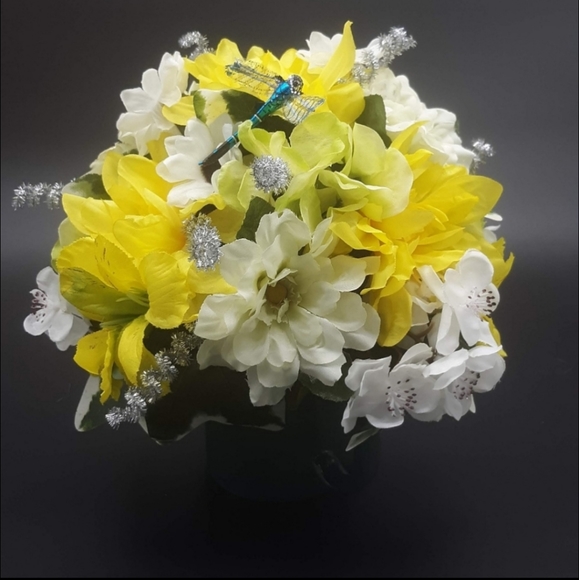 Green Mug Floral Arrangement - Picture 12 of 15